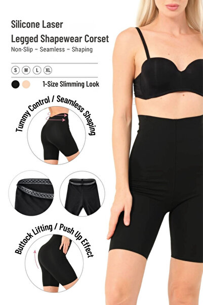 LİBELLA İÇ GİYİM Μακρύ σορτς χωρίς ραφές για σύσφιξη και ανόρθωση της κοιλιάς...