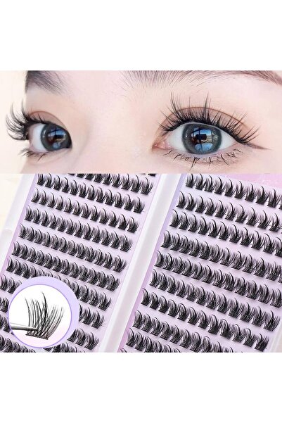 Choice A Large capacity eyelash book Natural Fluffy glue-free false eyelashes...