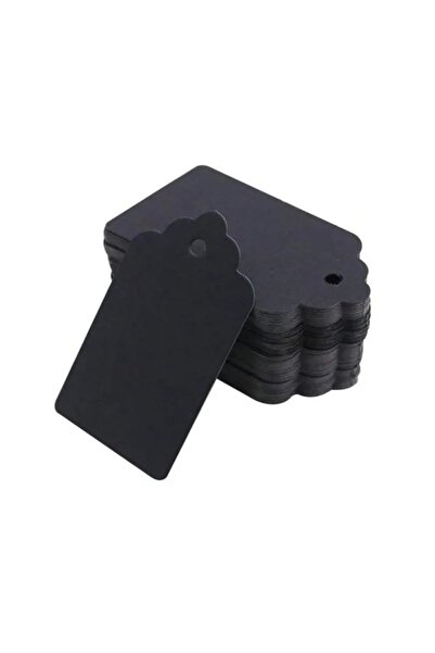 Choice black 100pcs Kraft Paper Hang Tags with Strings – Handmade with Love G...