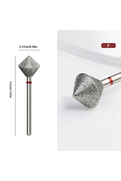 Choice مجموعة أدوات حفر الأظافر الماسية F، قاطع طحن، أداة ملحقة لحفر الأظافر ...