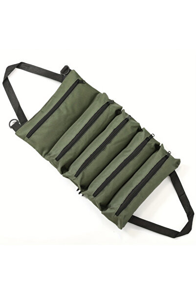 Choice حقيبة أدوات متينة قابلة للطي باللون الأخضر - مصنوعة من قماش أكسفورد - ...