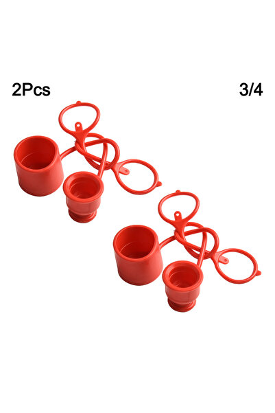 Choice 3-4 2 Sets Flat For Hydraulic Coupler For Hydraulic Quick Connector PV...