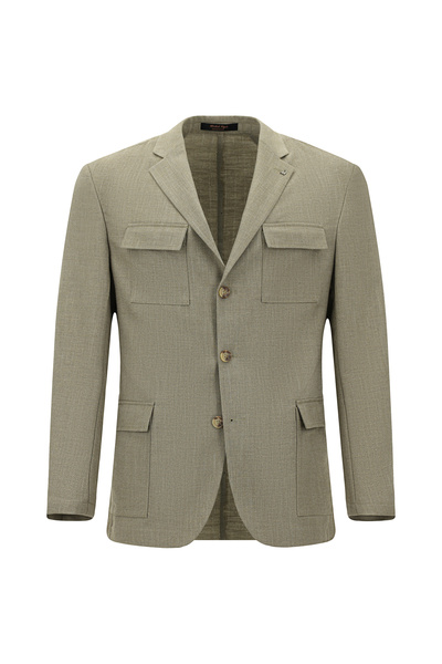 Abdullah Kiğılı 6 Drop Regular Fit Standard Cut Linen Blend Patterned Sports ...