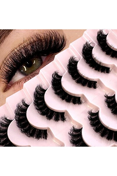 Choice 7pairs-01 YDCG New 7 Pairs 15-25mm 3d Mink Lashes Faux Mink Lash Wispy...