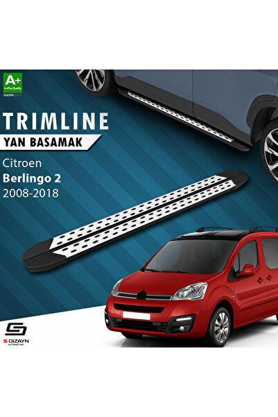 S Dizayn S-Dizayn Citroen Berlingo 2 TrimLine Gri Yan Basamak 196 Cm 2008-201...