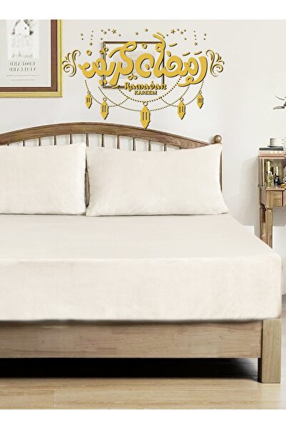 Master Home Textile Velvet Fitted Sheet Set – 3Pcs, Queen Size, Soft, Warm & ...