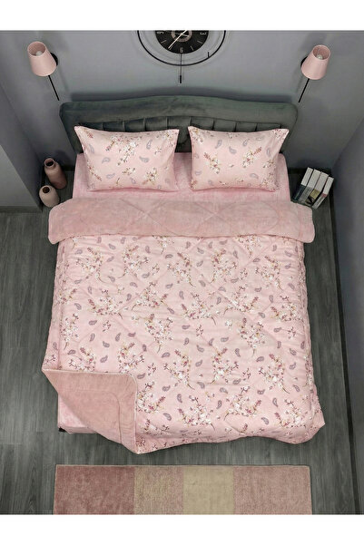 Çetinhome طقم لحاف ويلسوفت مزدوج منقوش (بدون ملاءات)