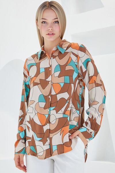Hiccup Bdart Patterned Long Sleeve Shirt