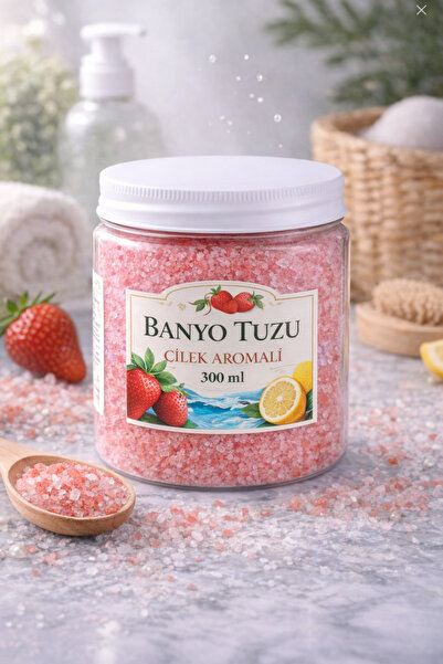DR.RAİN Çilek Aromalı Banyo Tuzu | Tatlı Ferahlık & Evde Spa Bakımı