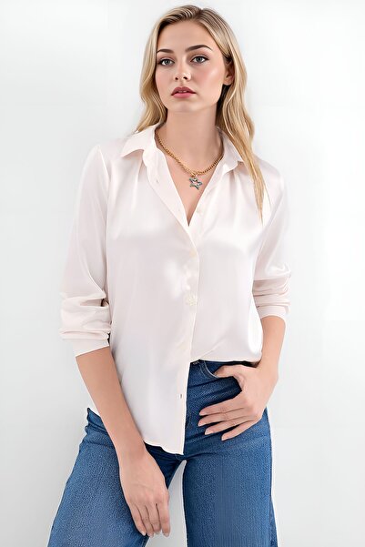 Hiccup SBDART aten Kaplamalı Uzun Kollu Düğmeli Gömlek