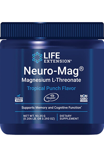 Life Extension Supplements, Neuro-Mag Magnesium L-Threonate Powder - Supports...