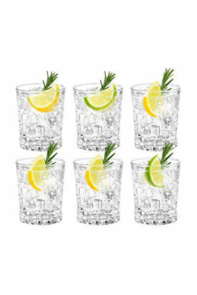 Dania طقم أكواب ماء زجاجية مكون من 6 قطع