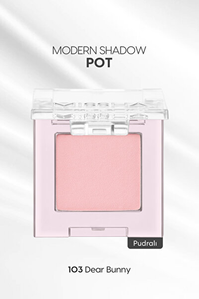 Missha Mat Pudra Dokulu Tekli Göz Farı Modern Pot (103 Dear Bunny)