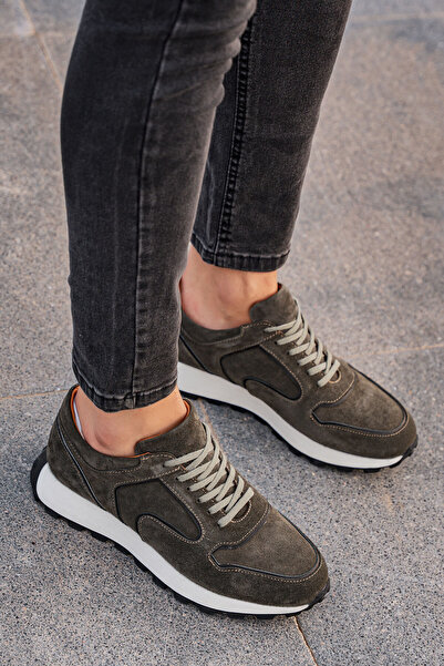 PANORAMA Hakiki Nubuk Deri Sneakers