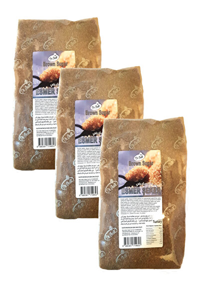 Dr. Gusto Esmer Kahverengi Şeker 1 Kg 3 Adet