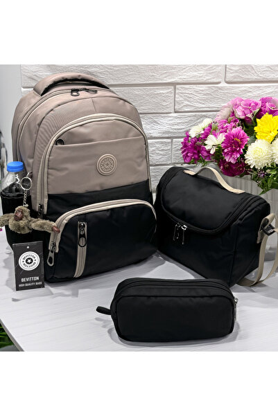 Bevitton Set de 3 ghiozdane de școală primară unisex pentru copii Bvt-8010 Mi...