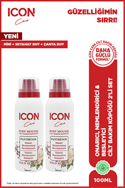 ICON Care Cilt Bakım Köpüğü Wıld Bloom 100ml 2'li Set