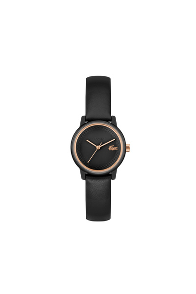 Lacoste سوار جلدي من سويفت 12.12 - 2001436-أسود