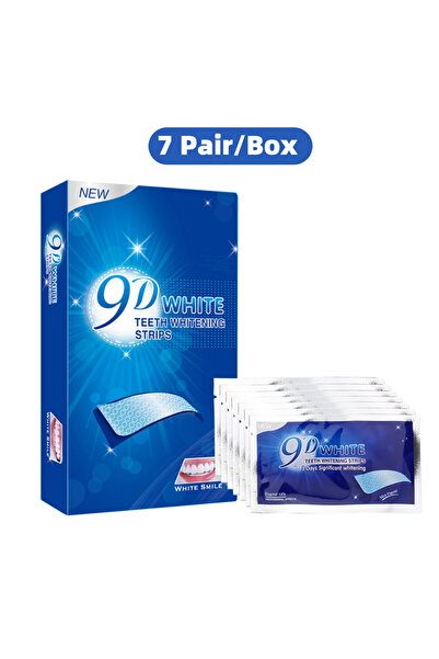 Choice 7 أزواج من شرائط تبييض الأسنان 9D White الخالية من البيروكسيد لإزالة ا...