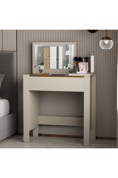 Betroya Buse Aynalı Makyaj Masası | Şık ve Fonksiyonel Makyaj Masası