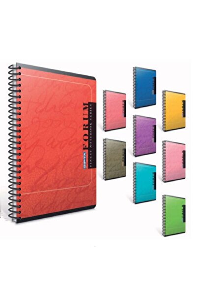 Gıpta Forum Defter Spiral Bound Cardboard Cover A4 96 Sheets Checkered
