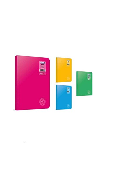 Gıpta Thebook Neon Copertă Dură Caiet Legat 20x28 200 Foi Cu Linii