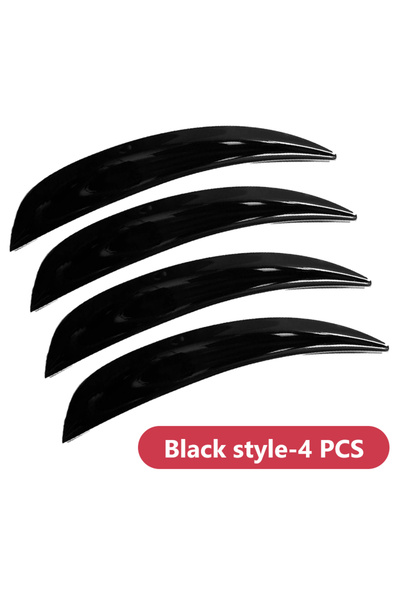 Choice black 4pcs SEAMETAL 4pcs Wheel Eyebrow Anti-collision Strips Decorativ...
