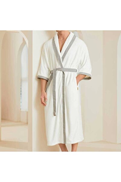 REEFI Royal White bathrobe - 4/5XL