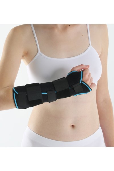 LIFEFIX Long Hand Wrist Brace-Steel Supported Palm Brace-Carpal Tunnel