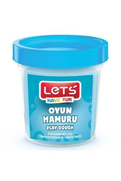 Lets Single Color Blue 115 Gr. Transparent Cup Play Dough