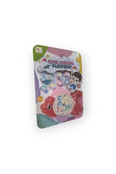 Duman Oyuncak Cute Fishing Platform Rotary Fishing Game