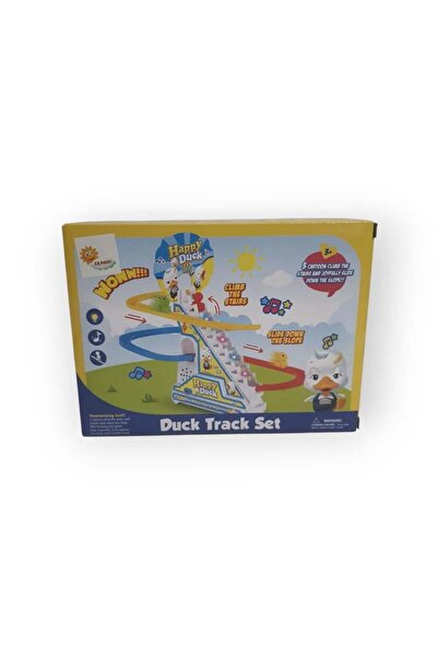 Duman Oyuncak Happy Duck Track Set Musical Duck Track Slide