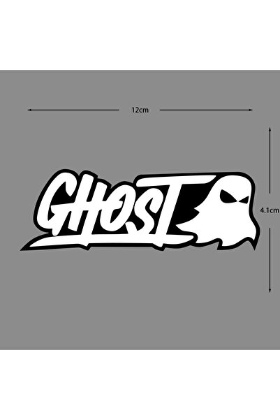 Choice White Halloween-themed Ghost Motorcycle Stickers Car Fuel Tank Helmet ...