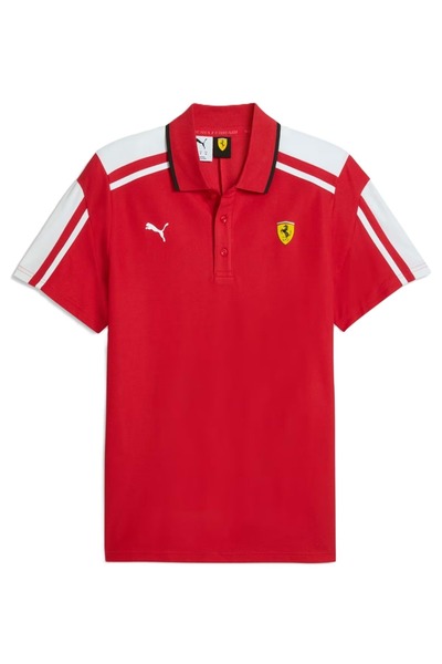 Puma Tricou Ferrari MT7 Polo 635831 pentru bărbați, ROȘU