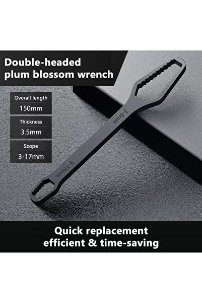 Choice مفتاح توركس عالمي من SEAMETAL، مقاس 150 مم، نطاق 3-17 مم، قابل للتعديل...