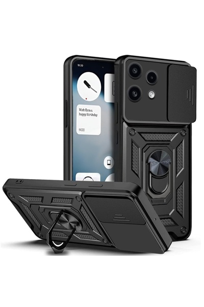 SKYDDAR INNOVATION Carcasă pentru Nothing Phone (3a) Lite, CamShield, inel ma...