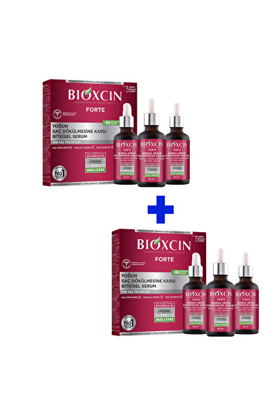 Bioxcin Forte Serum Against Hair Loss 2 Sets x 3x50 ML, Total 6x50 ML
