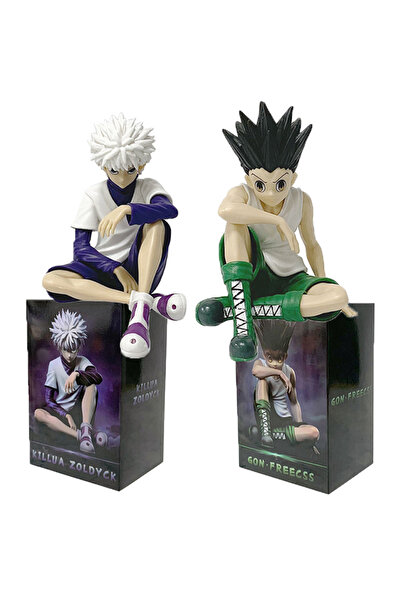 BANDAI علبة من قطعتين، شخصية أنمي صياد بدوام كامل، وضعية الجلوس، تشيبين، وضعي...