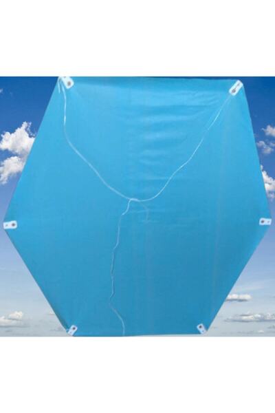 Onur uçurtma her çocuğun bir masalı olmalı Mavi Renk Plastik Altıgen Uçurtma