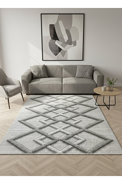 ALLGELSİN Elastic Micro Fleece Carpet Cover 4m2 160X230 or 6m2 200X300 Four o...