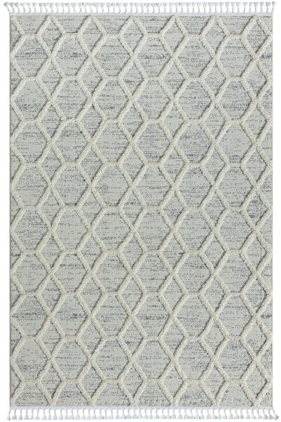 Karmen Halı Loop Lp004a Beyaz Halı Dekoratif Sisal Bukle Tozsuz Antialerjik S...