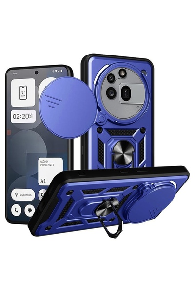 SKYDDAR INNOVATION Carcasă pentru telefon Nothing (3a) Pro, CamShield, albast...