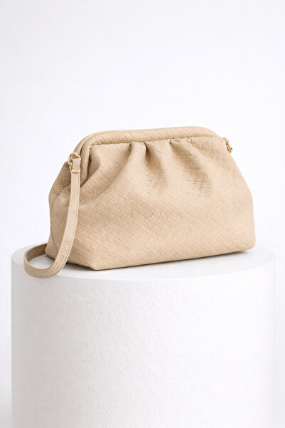 Novamiy SERONA Geantă clutch texturată tricotată – Geantă de umăr pentru feme...