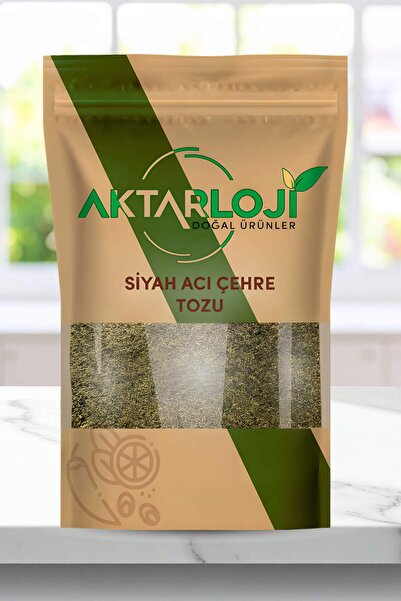 aktarloji 50 Gr Siyah Acı Çehre Tohumu Tozu / Yeni Öğütülmüş Çehre Tozu - Kat...