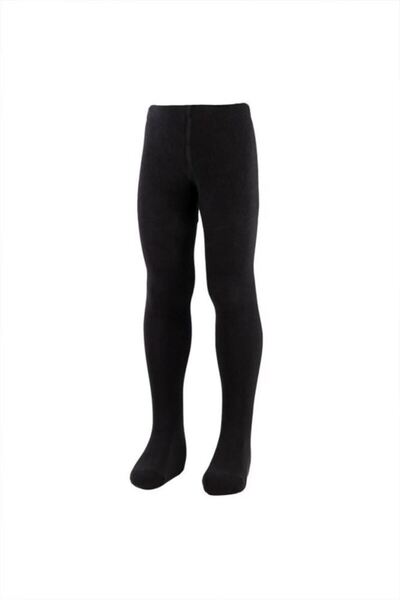 Bross Чорні дитячі бавовняні колготки