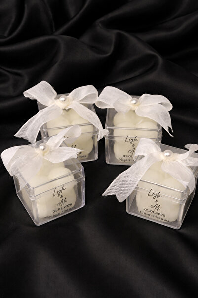 Nesel Atelier Nişan Söz Nikah Hediyelik Bubble Mum - 10'lu