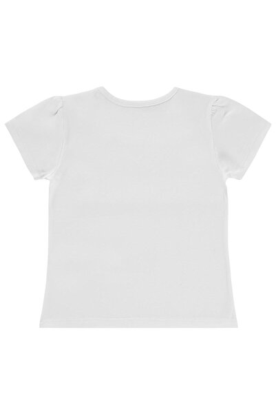 Civil Baby Kız Bebek Tişört 6-18 Ay - Beyaz 6-9 Ay