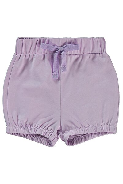 Civil Baby Paça Lastikli 6-18 Ay Kız Şort - Lila