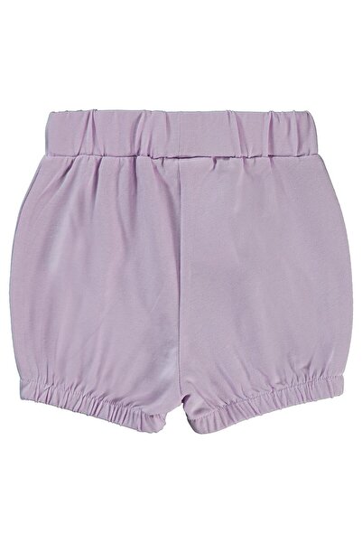 Civil Baby Paça Lastikli 6-18 Ay Kız Şort - Lila18-24 Ay