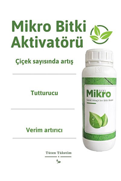 Mikro Bitki Aktivatörü 1 Litre